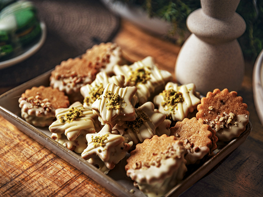 Smilšu mīklas cepumi.