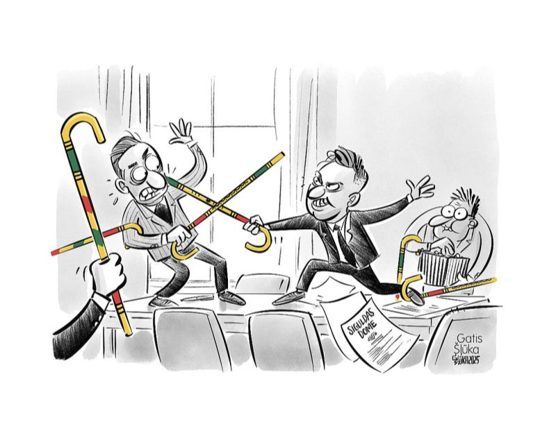 Zīmē Gatis Šļūka. Cīņas Siguldā