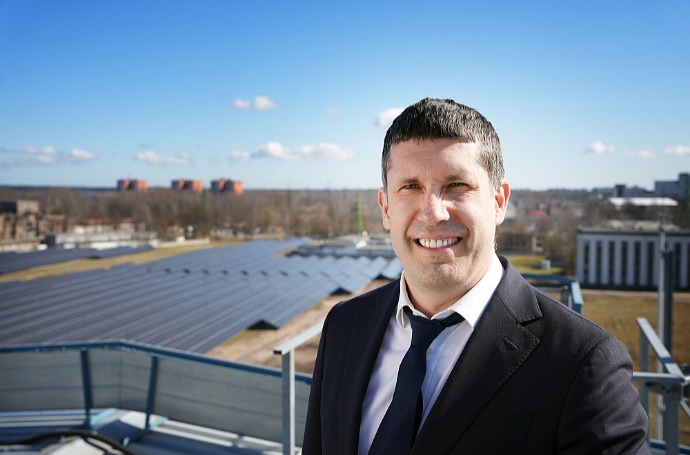 AS "Latvenergo" valdes priekšsēdētājs, galvenais izpilddirektors Mārtiņš Čakste.