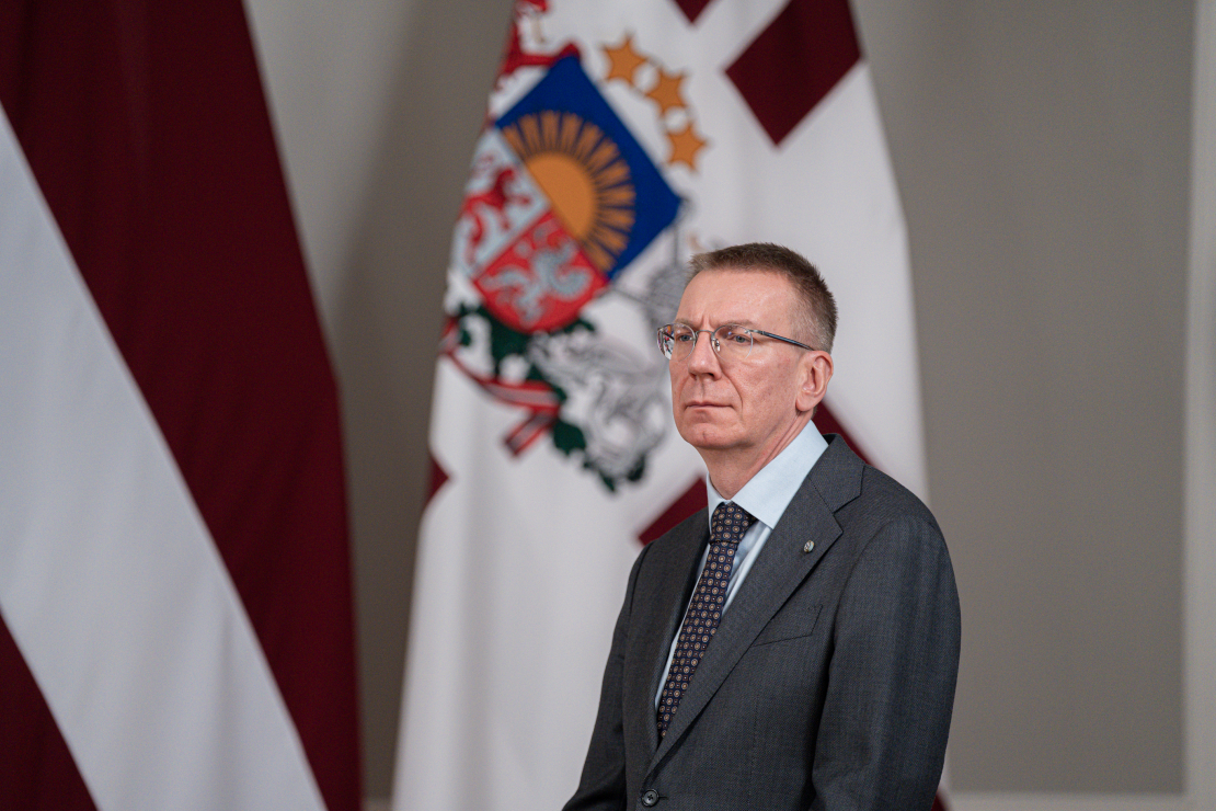 Valsts prezidents Edgara Rinkēvičs.
