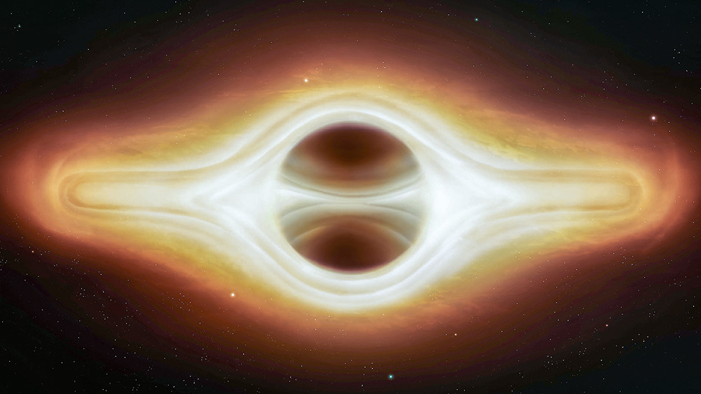 Melnais caurums. Ilustratīvs attēls.