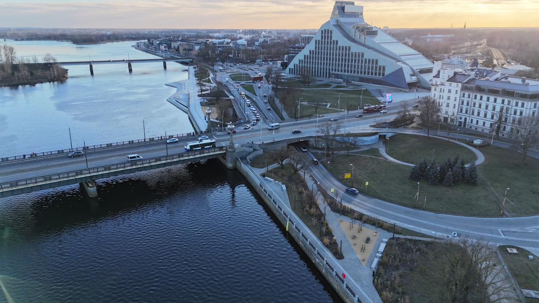 Mūkusalas ielas promenāde pēc pārbūves.