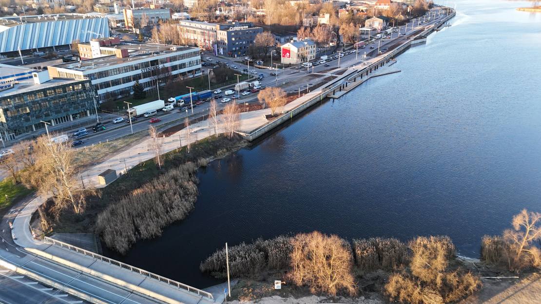 Mūkusalas ielas promenāde pēc pārbūves.