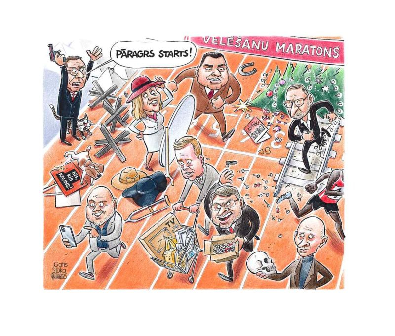 Zīmē Gatis Šļūka. Pāragrs starts!