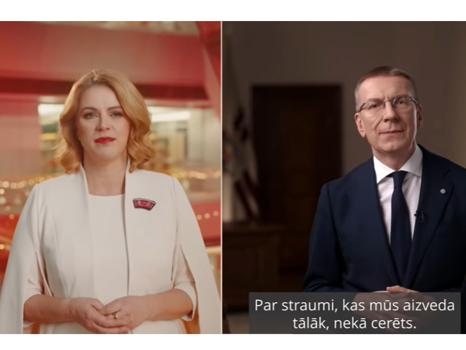 Latvijas Valsts prezidenta Edgara Rinkēviča un Ministru prezidentes Evikas Siliņas uzrunas gan raisīja neizpratni un mulsumu. Palika vien jautājumi bez atbildēm.