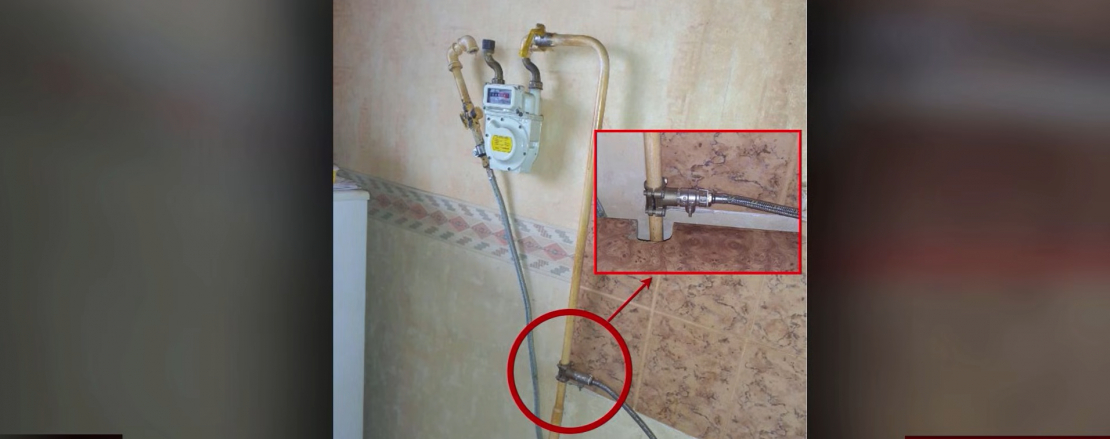 Nelegālais pieslēgums.