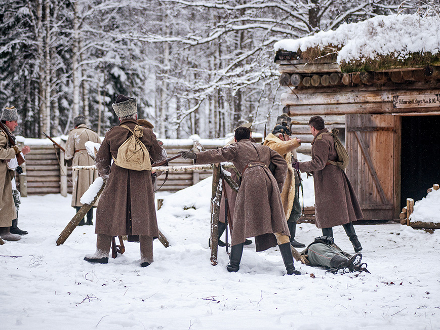 Ziemassvētku kauju inscinējums.