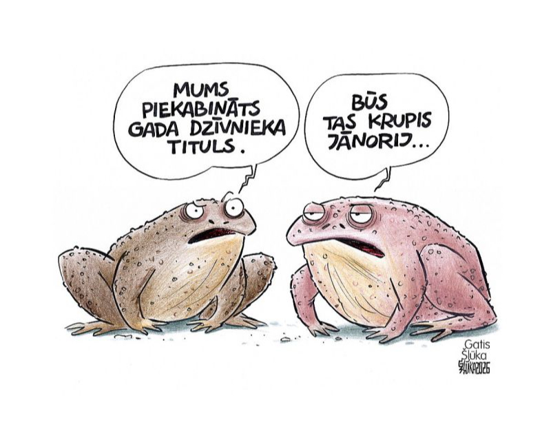 Zīmē Gatis Šļūka. Gada dzīvnieks