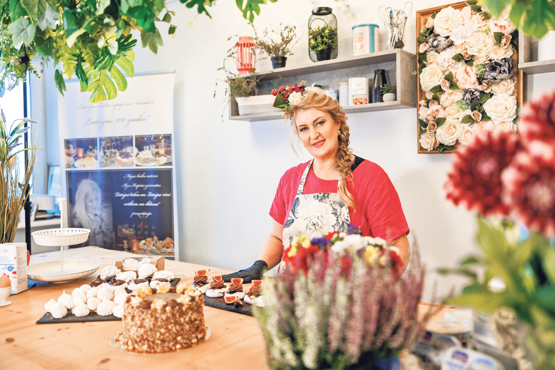 Kūku meistare Ilze Kupča.