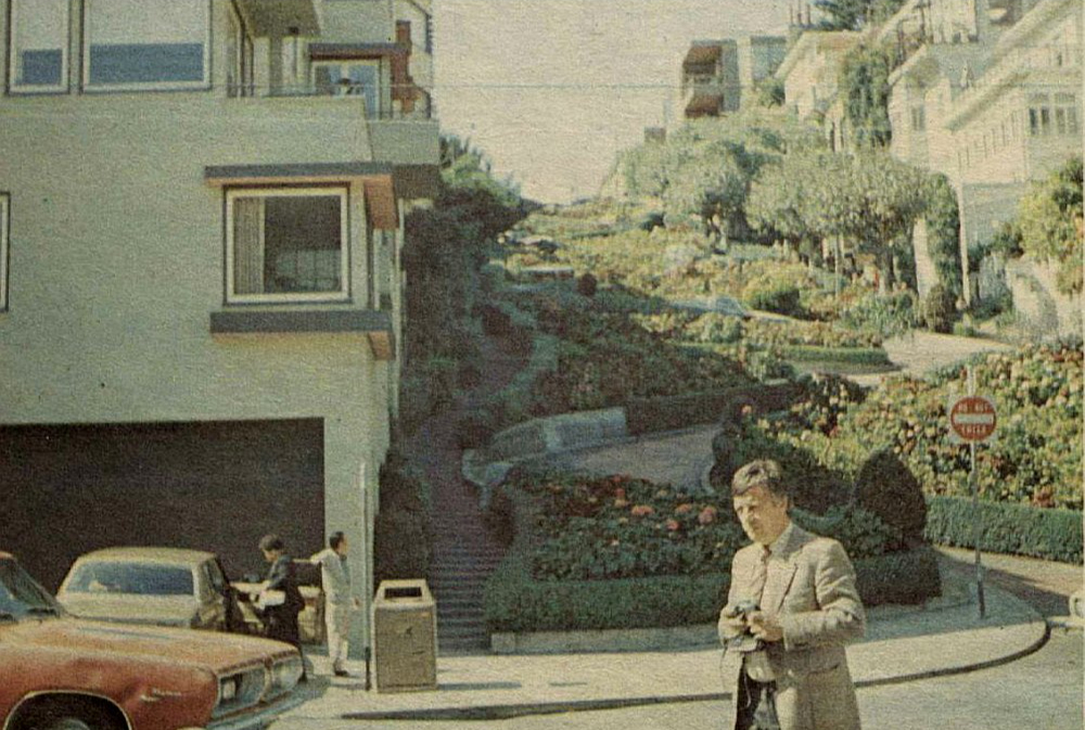 Raimonds Pauls 1981. gada rudens Ziemeļamerikas turnejas laikā Sanfrancisko.