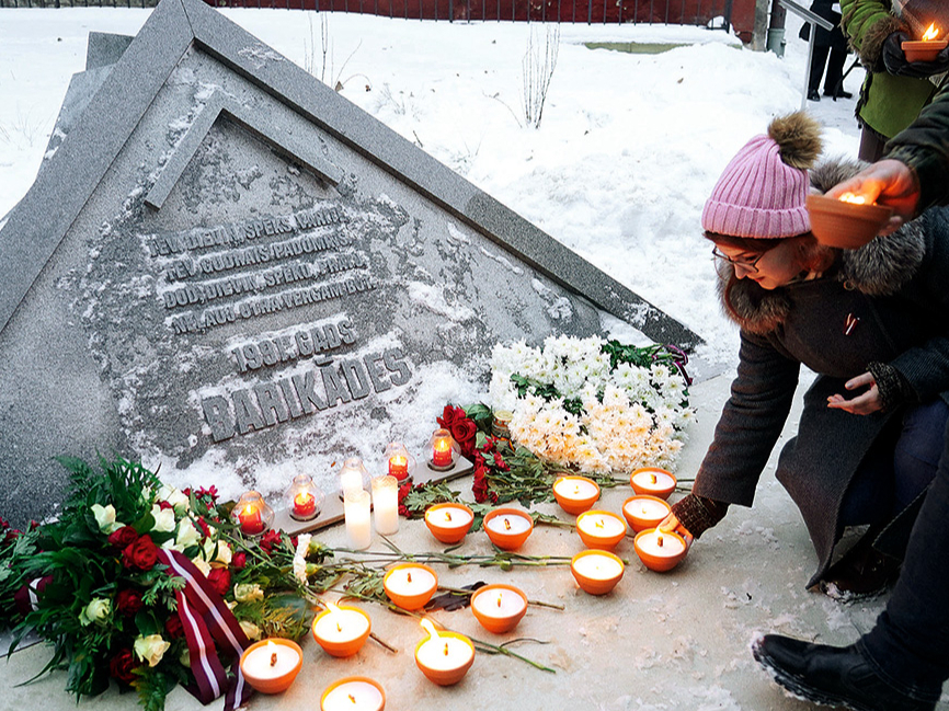 Barikāžu piemiņas vieta.