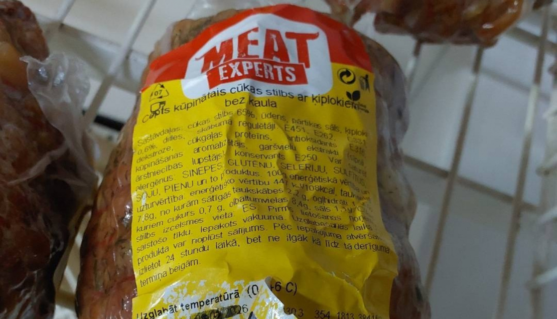 PVD konstatē viltotus derīguma termiņus produktiem veikalā "Mere".