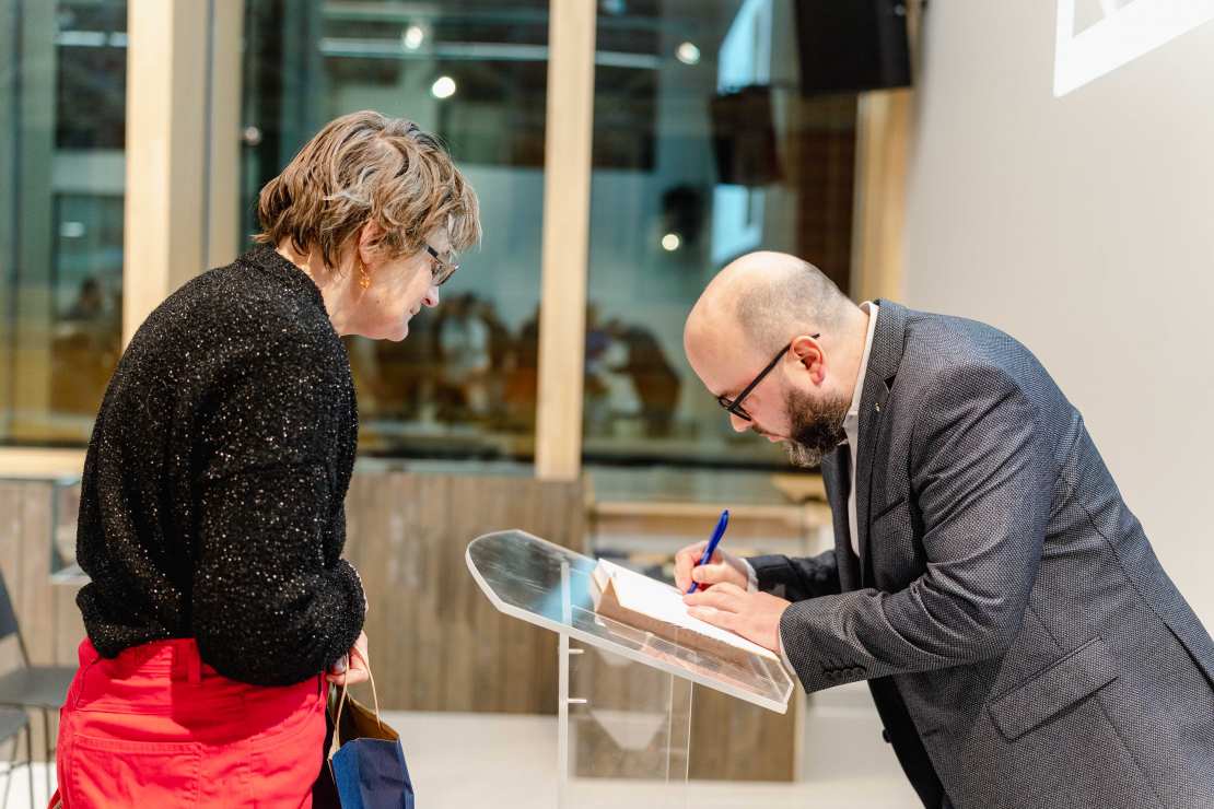 Grāmatas "Vienpatis. Latviešu virsnieka dzīvesstāsts" atvēršanas pasākums.