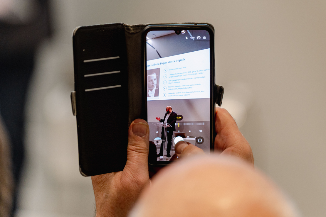 Grāmatas "Vienpatis. Latviešu virsnieka dzīvesstāsts" atvēršanas pasākums.