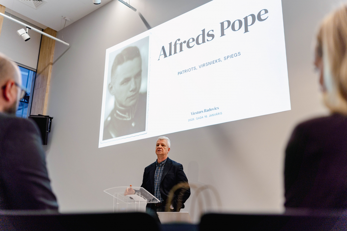 Grāmatas "Vienpatis. Latviešu virsnieka dzīvesstāsts" atvēršanas pasākums.