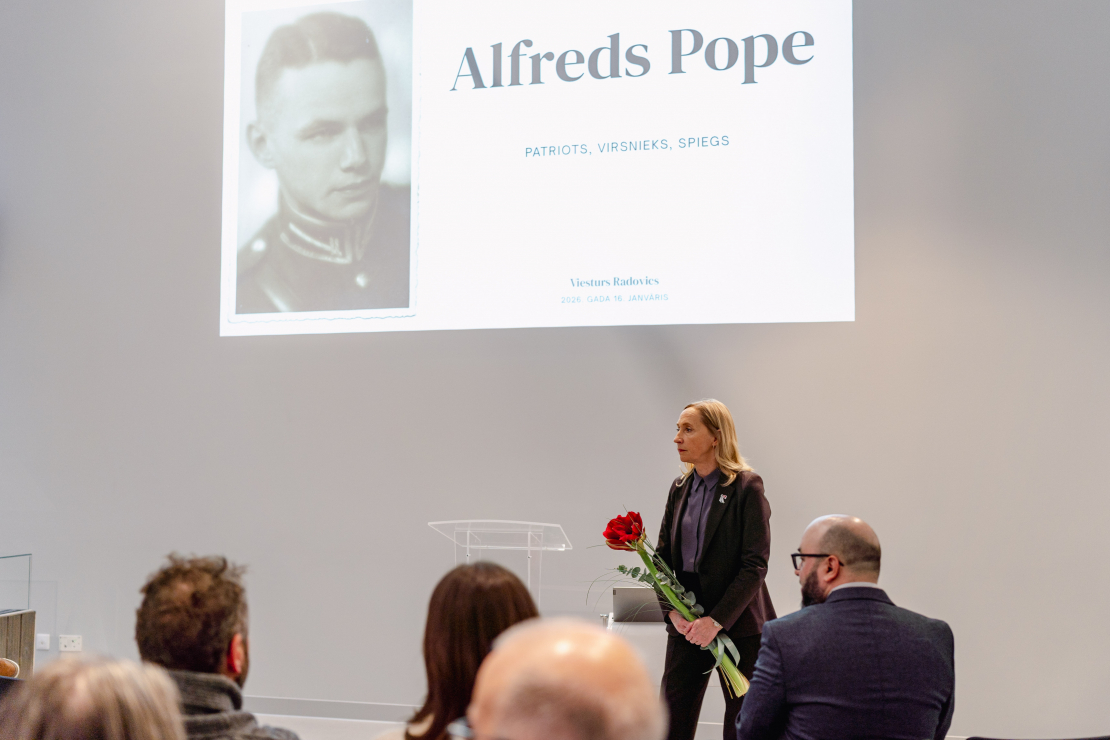 Grāmatas "Vienpatis. Latviešu virsnieka dzīvesstāsts" atvēršanas pasākums.