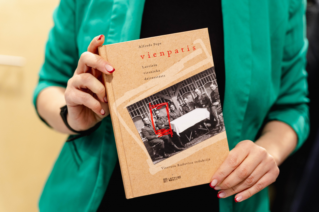 Grāmatas "Vienpatis. Latviešu virsnieka dzīvesstāsts" atvēršanas pasākums.