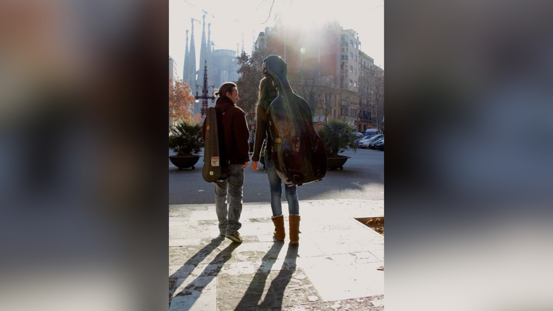 Roberts Balanas un Laura Peribaneza,