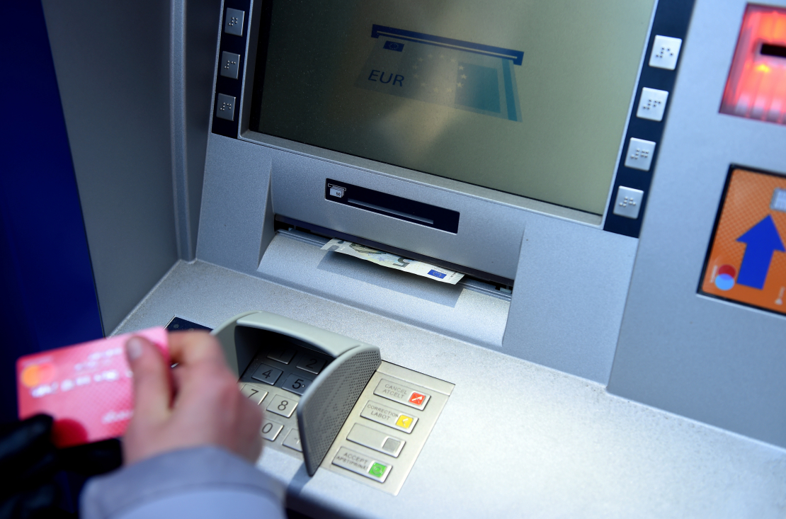 Bankomāts. Ilustratīvs attēls.