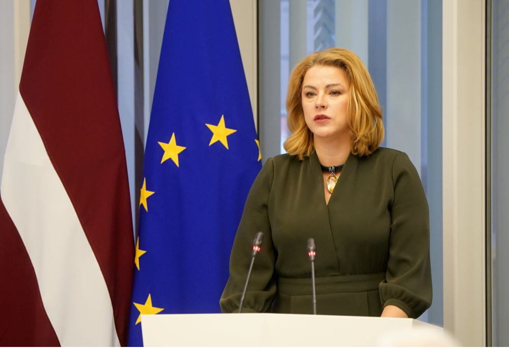 Ministru prezidente Evika Siliņa.