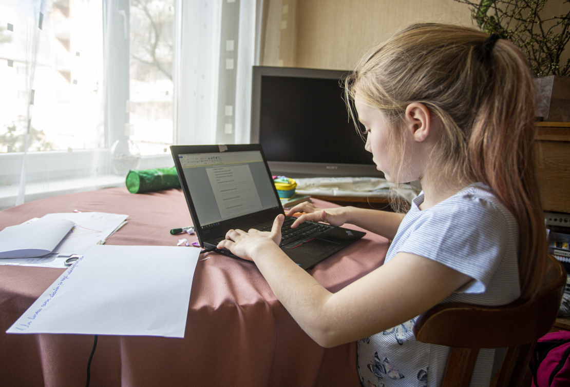 Attālinātas mācības.