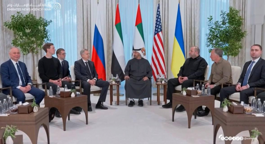 Abū Dabī sestdien noslēgusies ASV, Krievijas un Ukrainas delegāciju sarunu otrā kārta.