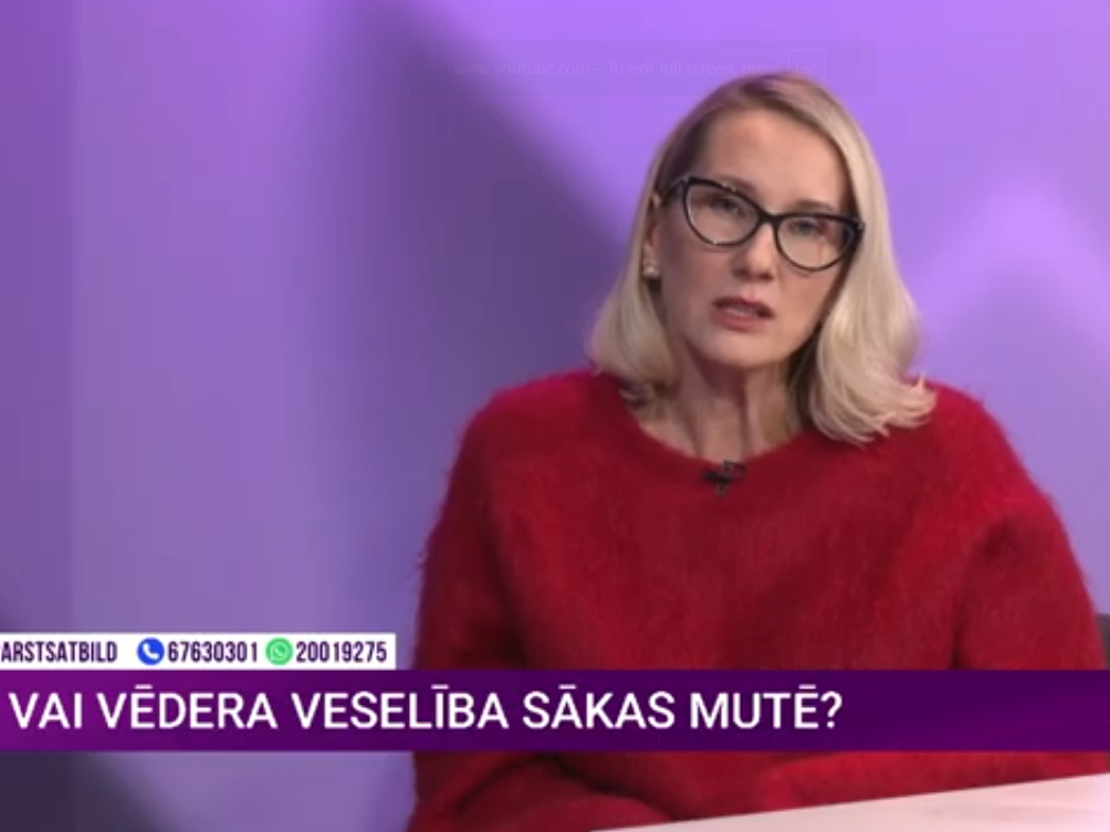 Gastroenteroloģe Ilona Vilkoite.