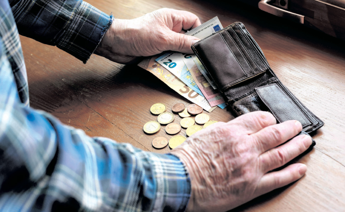 Nauda, pensija. Ilustratīvs attēls.