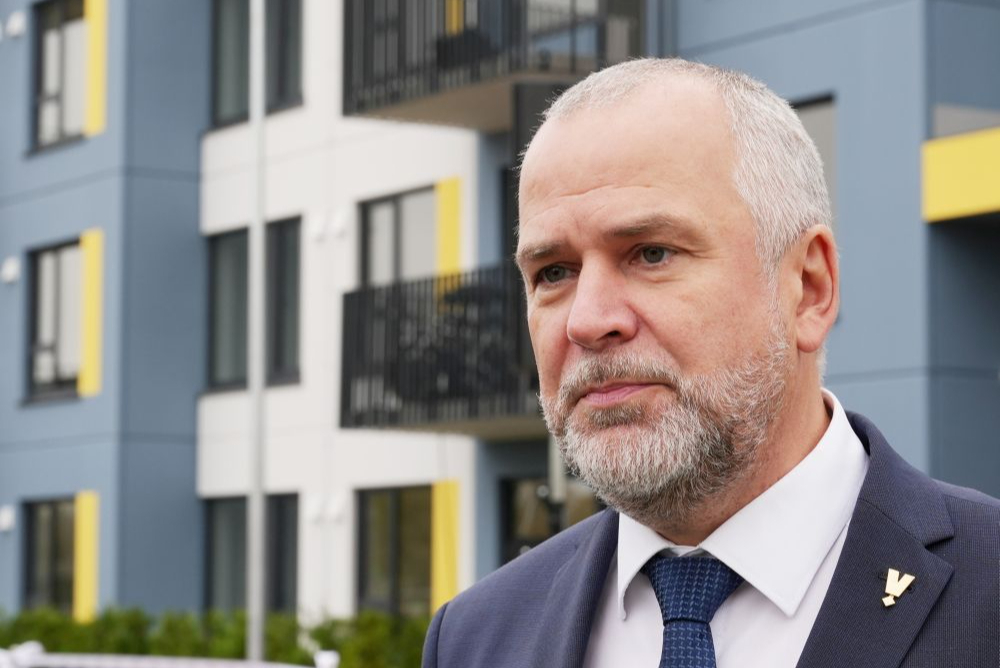 Valmieras novada domes priekšsēdētājs Jānis Baiks. 