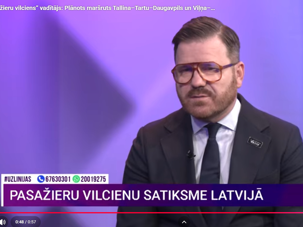 AS “Pasažieru vilciens” valdes priekšsēdētājs Raitis Nešpors.