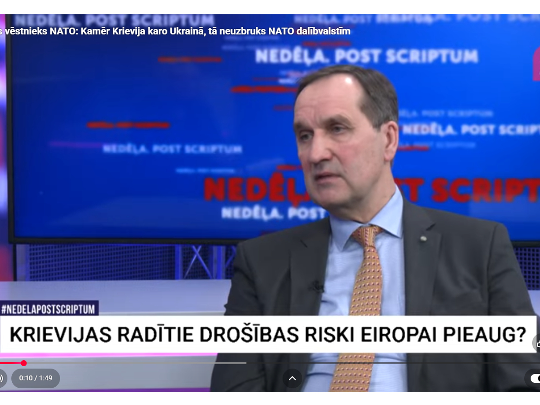 Latvijas Republikas vēstnieks NATO Māris Riekstiņš.