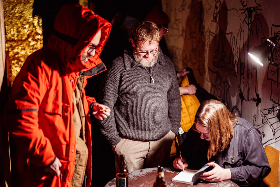 Grāmatas "Nekas man nepatīk" oficiālā atvēršana.