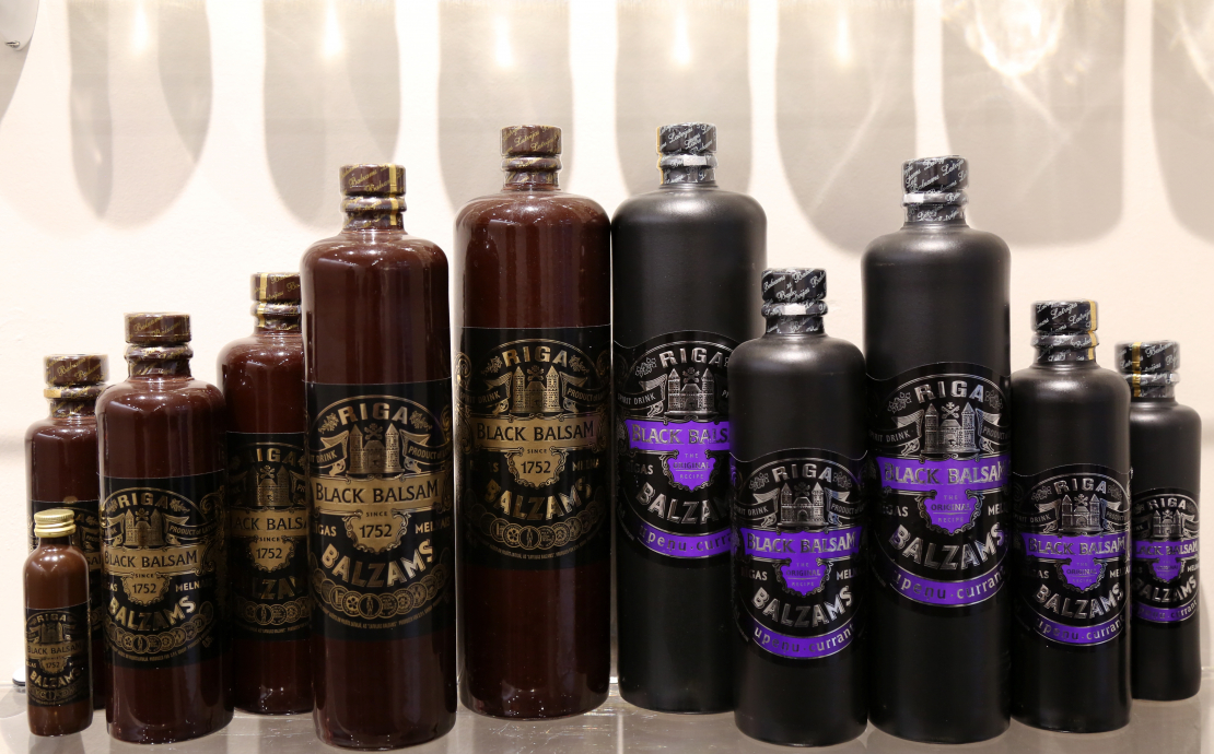 Uzņēmuma "Amber Latvijas balzams" produkcija.