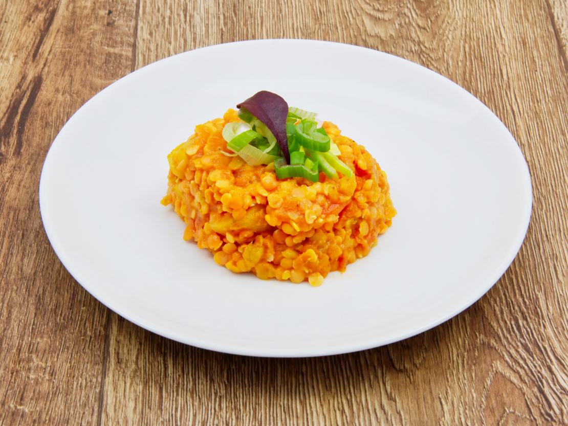 Siltie lēcu salāti.