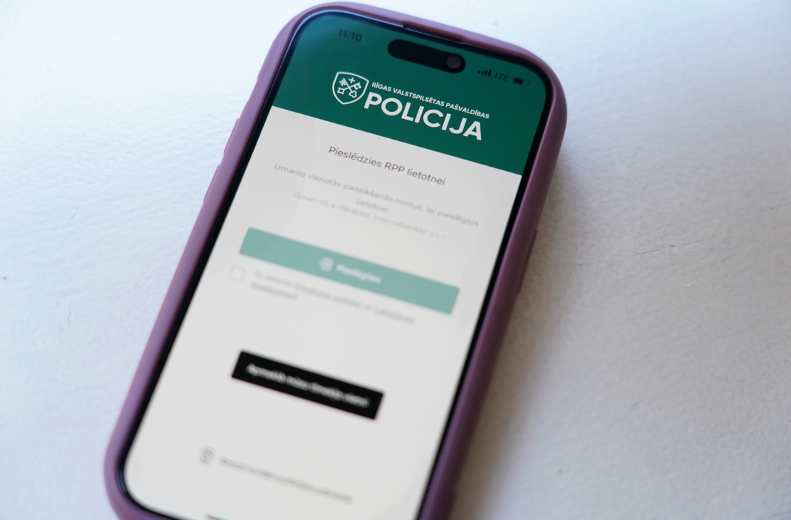 Rīgas pašvaldības policijas mobilā aplikācija.