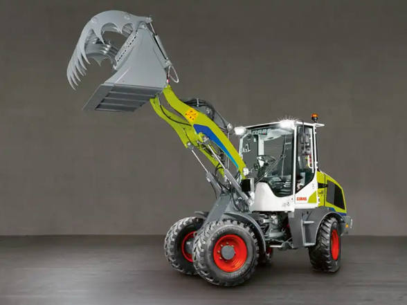 'Claas Torion 537e Sinus' iekrāvējs.