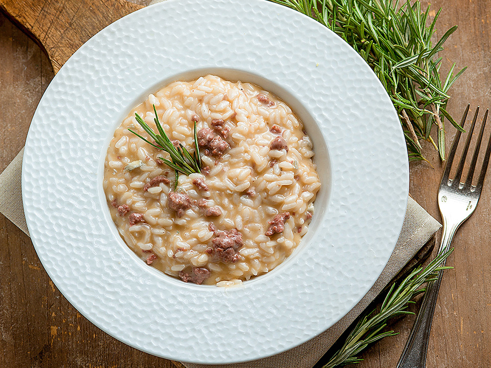 Risoto ar kupātiem.