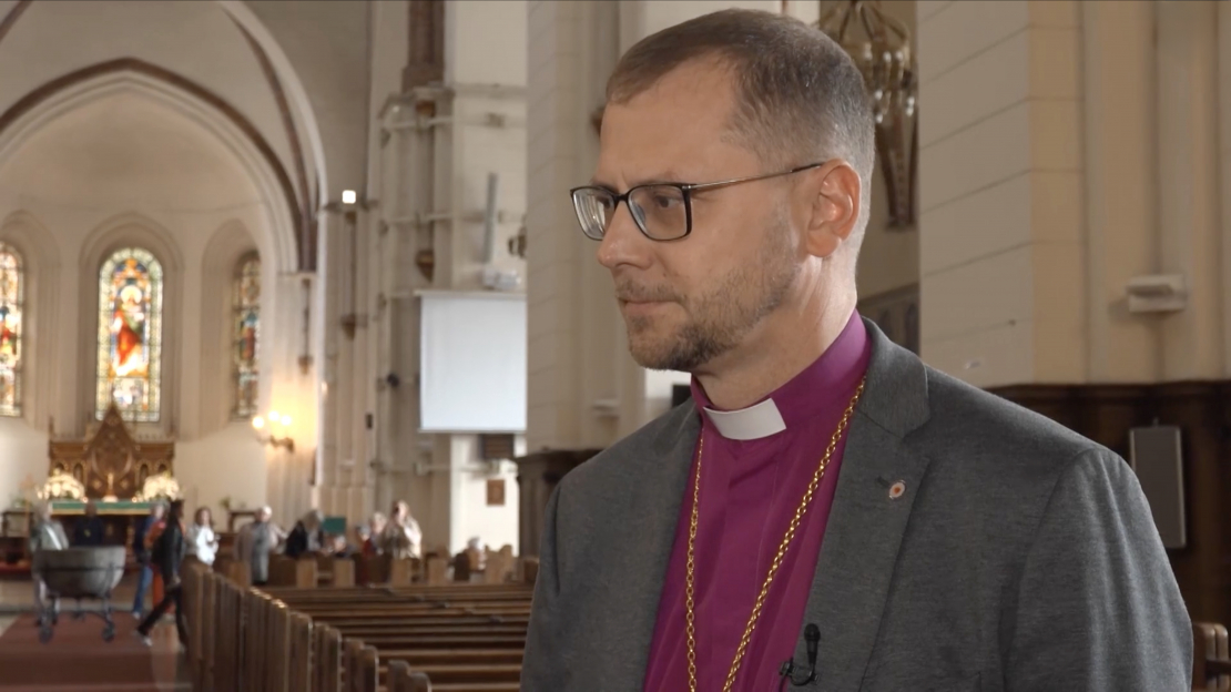 Evaņģēliski luteriskās baznīcas arhibīskaps Rinalds Grants.