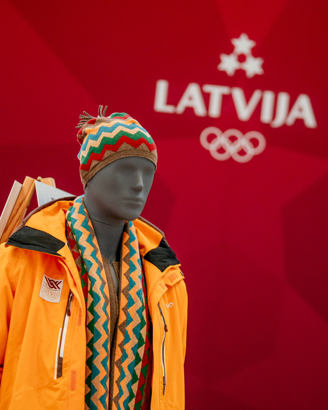 "Komanda Latvija" olimpisko tērpu demonstrācija.