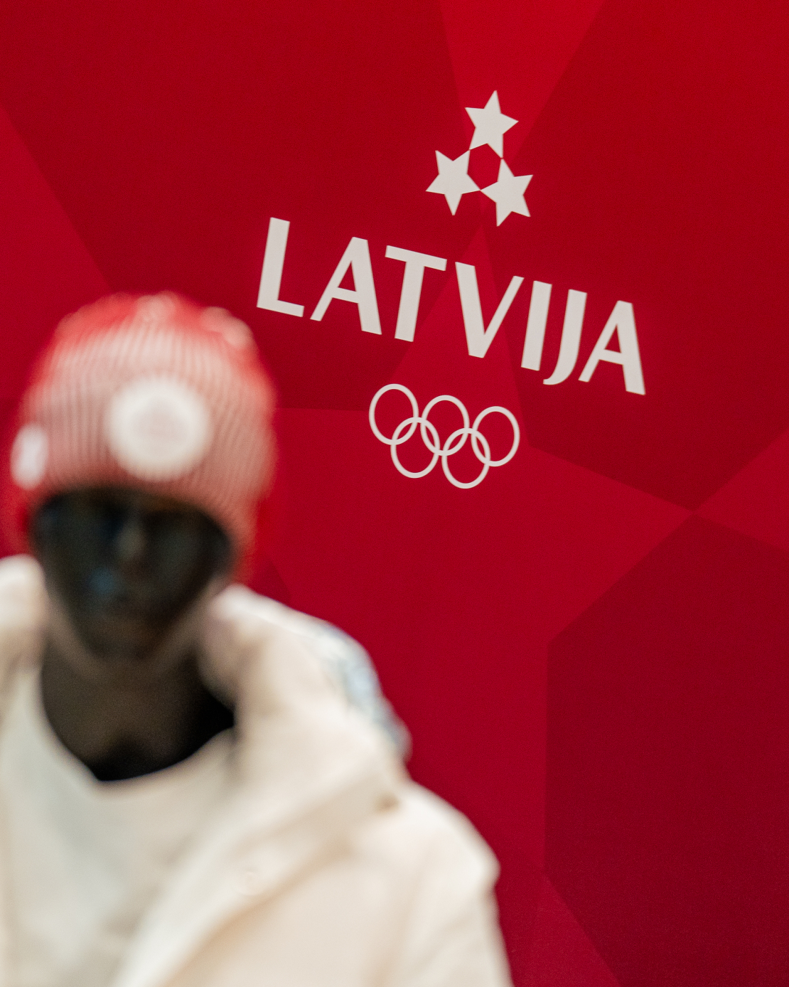 "Komanda Latvija" olimpisko tērpu demonstrācija.