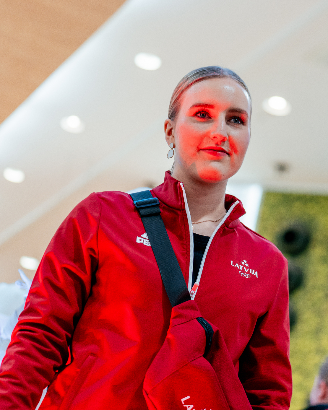 "Komanda Latvija" olimpisko tērpu demonstrācija.