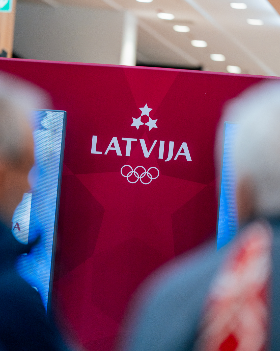 "Komanda Latvija" olimpisko tērpu demonstrācija.