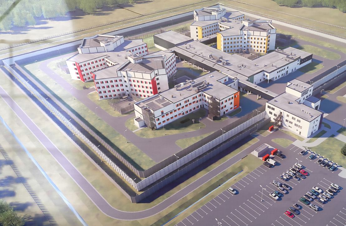 Jaunā Liepājas cietuma makets.