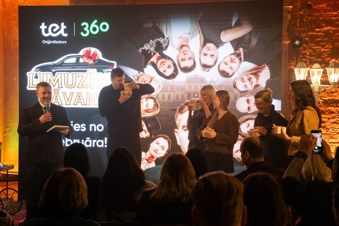 "Limuzīns dāvanā" pirmizrāde.