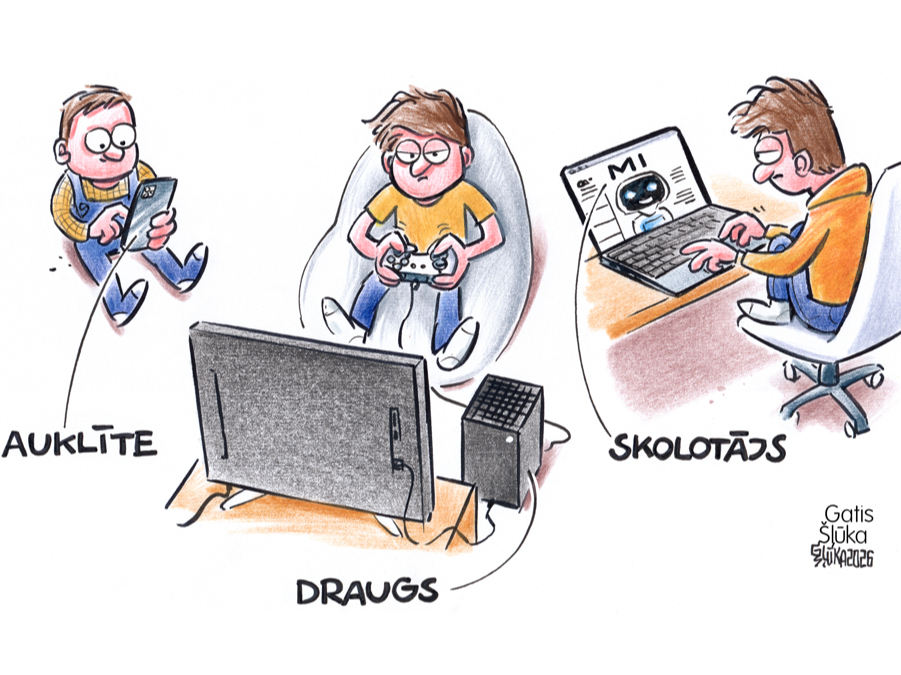 Zīmē Gatis Šļūka: IM skolotājs