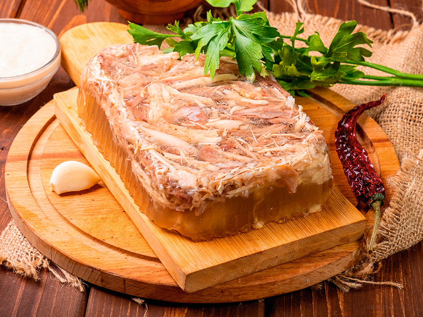 Vistas gaļas galerts.