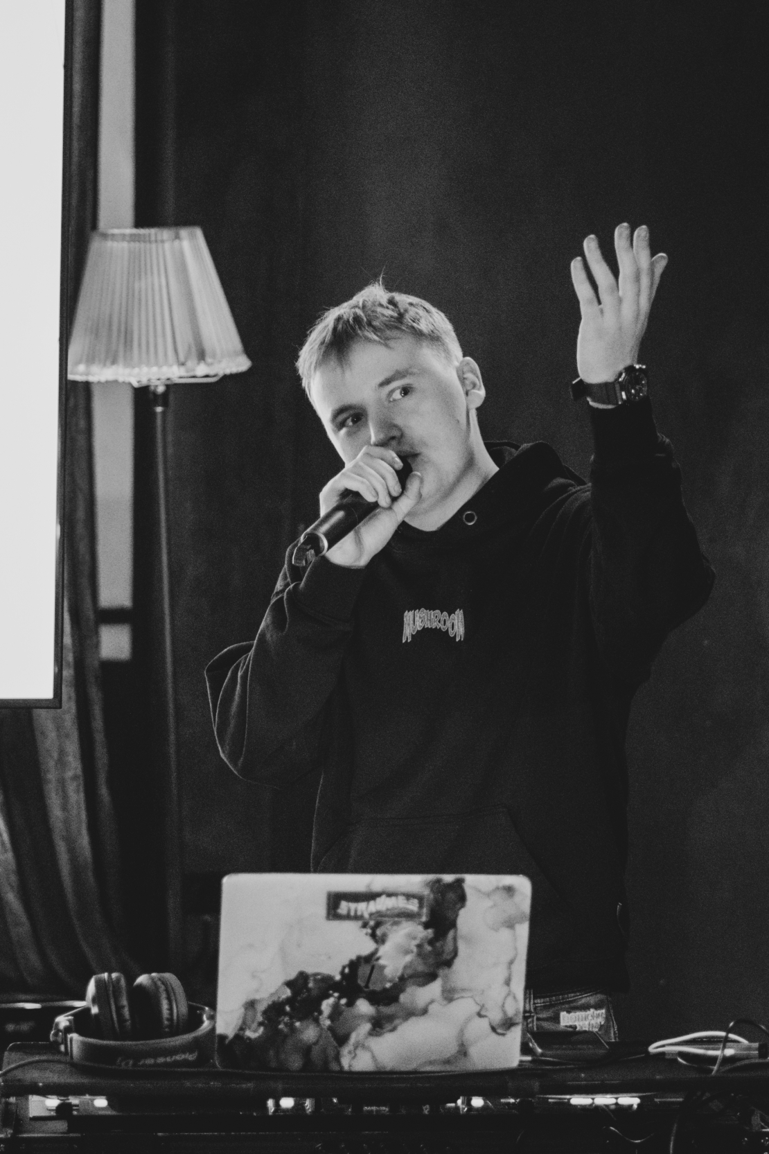 Arnolds Zeitmanis festivāla "Straume" ieskandināšanas pasākumā.