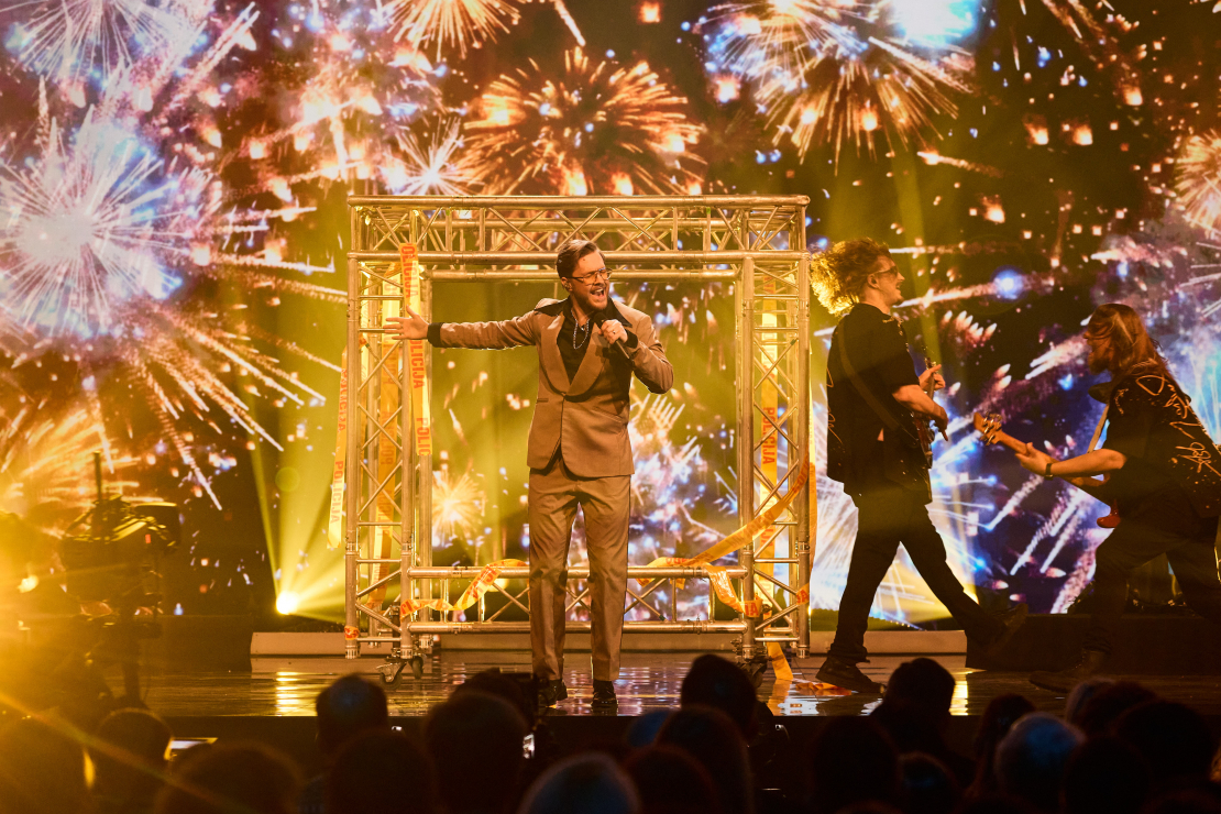 "Supernovas" otrā pusfināla dalībnieki "Papīra lidmašīnas".