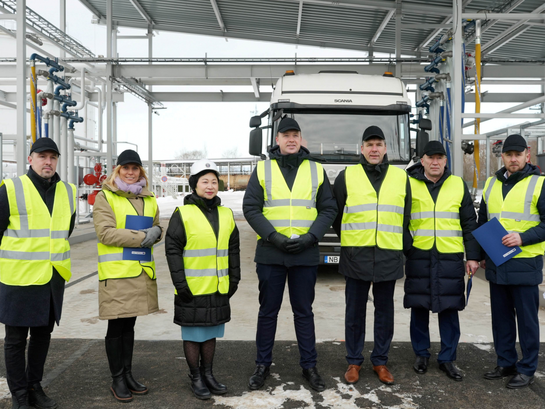 Estakādes atklāšana.