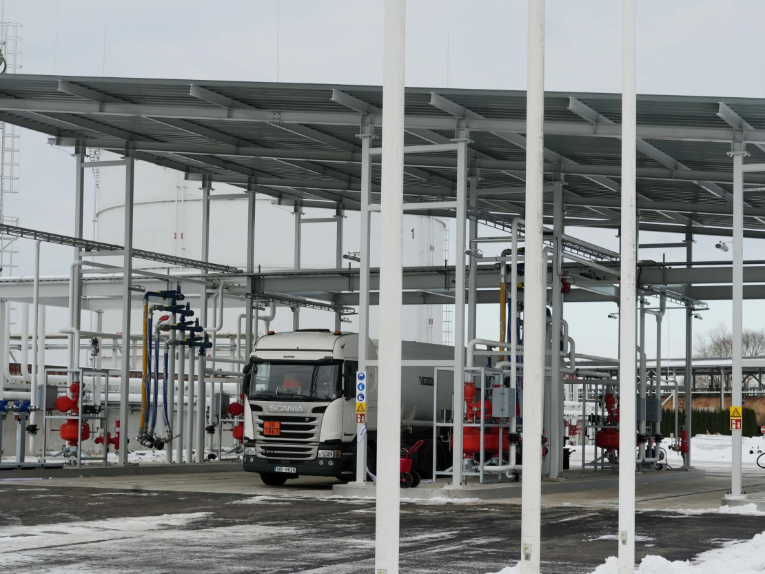 Estakādes atklāšana.